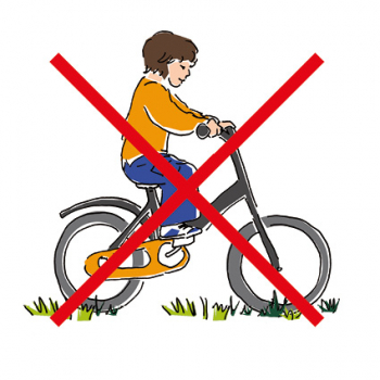 9004 Piktogramm "Fahrradfahren verboten"