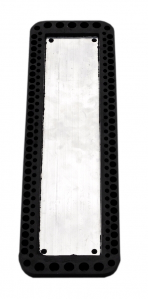 Schaukelsitz extra breit für Erwachsene mit verzinkten Schaukelketten, schwarz