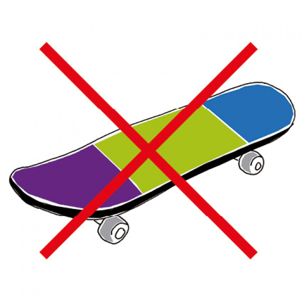 9011 Piktogramm "Skateboards verboten"